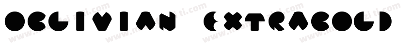 Oblivian ExtraBold字体转换